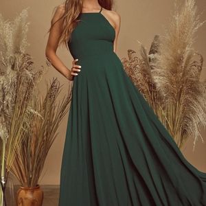 Lulus Dark Greek Maxi Dress